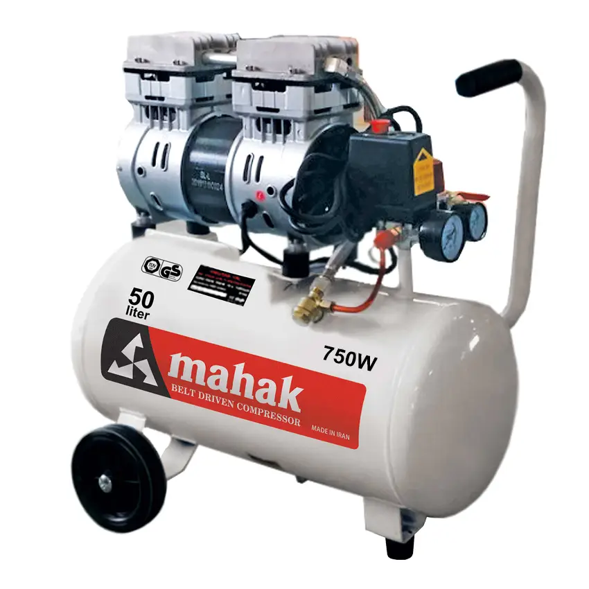 کمپرسور باد مخزنی سایلنت محک 50 لیتری مدل HSU750-50L