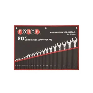 ست آچار یکسر تخت یکسر رینگ فورس اینچی 20 عددی مدل 5209SC