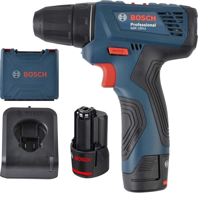 دریل شارژی بوش لیتیوم 12 ولت مدل GSR 120-LI
