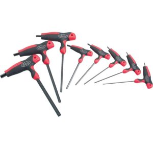 ست آچار آلن شش گوش ویگور دسته T بلند 8 عددی مدل V1409