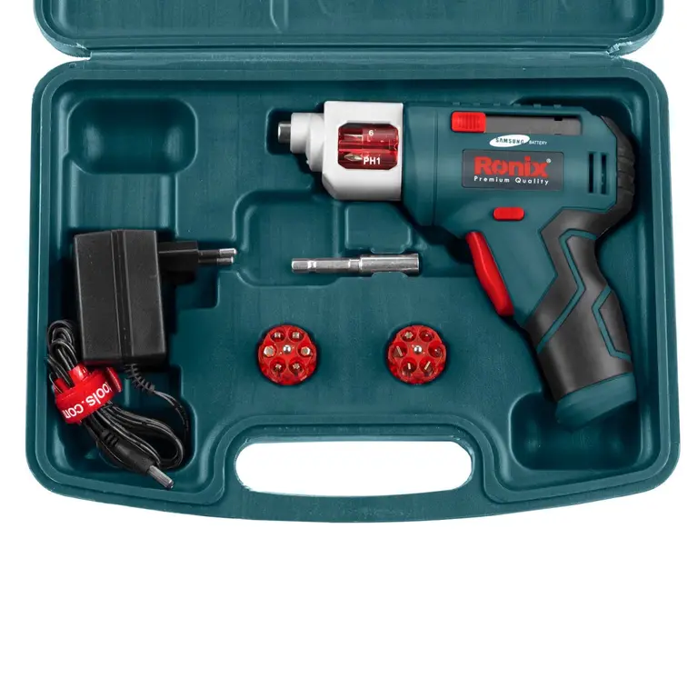 Electric-and-cordless-Screwdriver-Ronix-8505-4.webp پیچ گوشتی شارژی رونیکس لیتیوم 3.6 ولت مدل 8505